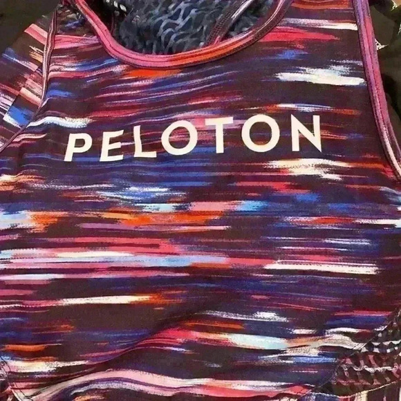 NWT PELOTON & WITH(WEAR IT TO HEART) Sports Bra SIZE MEDIUM SUPER BRIGHT
COLORS - Picture 4 of 4